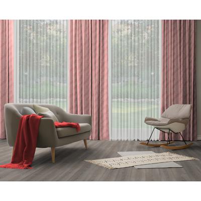 Vorhang ADAM "Argentinian Criolla light" Gr. 5, rot (dunkelrot), B:142cm H:255cm, Jacquard, Baumwolle, Gardinen, aus Bio-Baumwolle Image