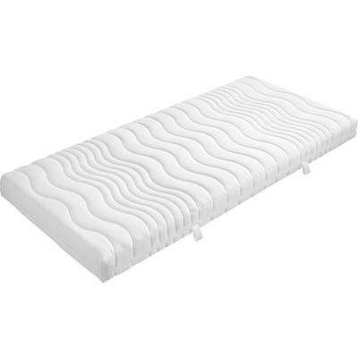 Kaltschaummatratze ALINA "Dura Med" Gr. 2, weiß, B:90cm H:19cm L:200cm, Bezug: 100% Polyester. Steppfüllung: 100% Polyester, Matratzen Image