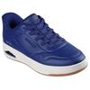 Slip-On Sneaker SKECHERS "UNO CTL-UNO DURABUCK SLIP IN", Herren, Gr. 48,5, blau (dunkelnavy), Lederimitat, casual, Schuhe, Retro Sneaker, Slipper mit Luftkissendämpfung