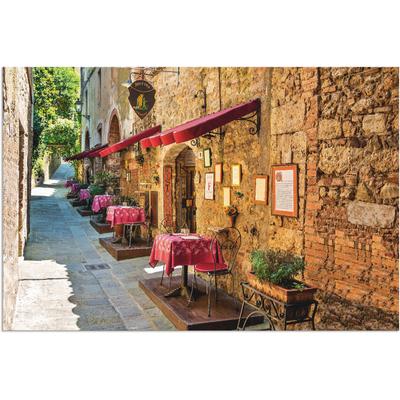 Wandbild ARTLAND "Toskana II", orange (farbe bild(er): orange), B:90cm H:60cm, Bilder, als Alubild, Outdoorbild, Leinwandbild, Poster, Wandaufkleber Image