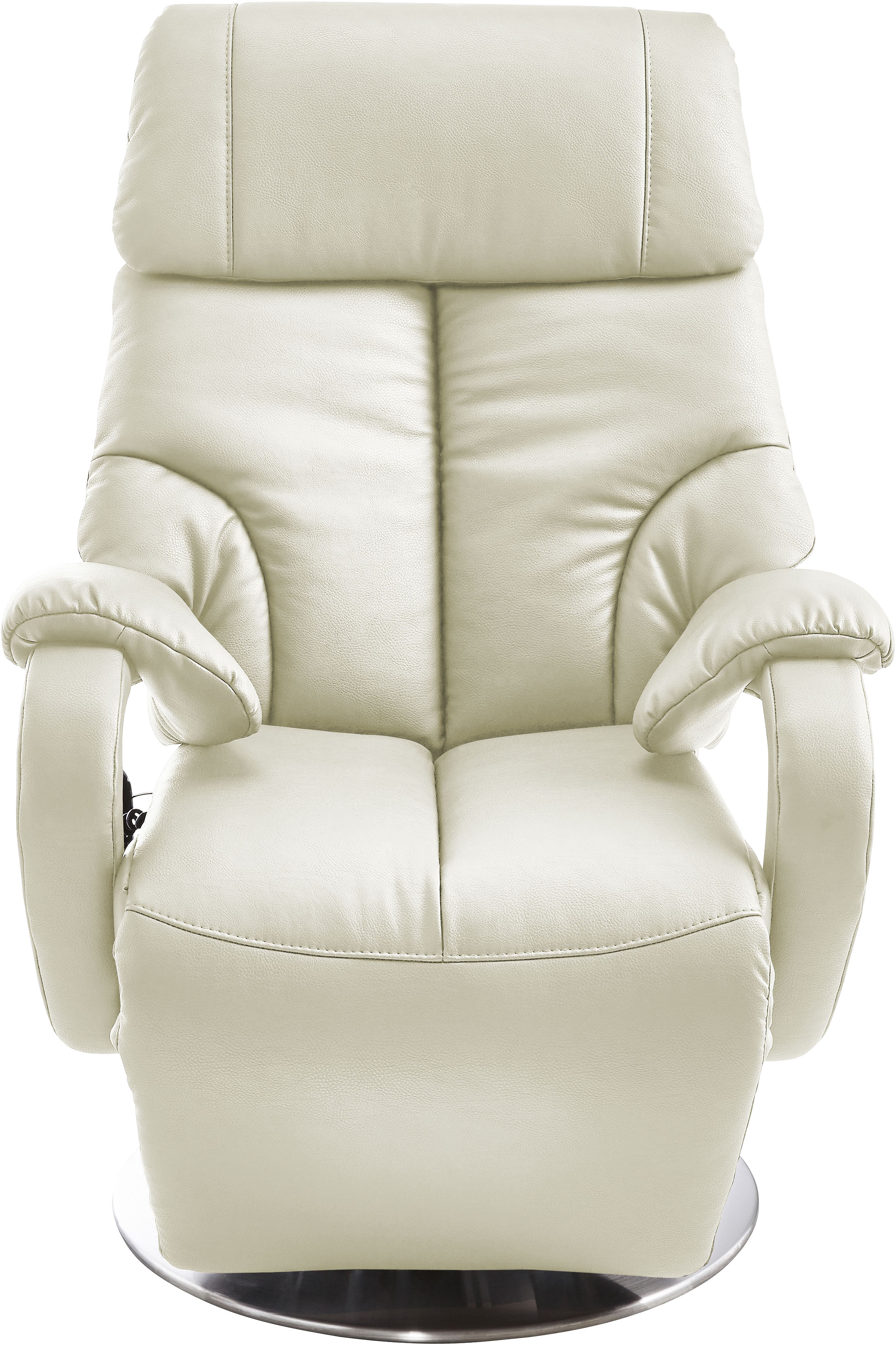 TV-Sessel SIT & MORE "Invito", beige (creme), B:80cm H:113cm T:80cm, Luxus-Kunstleder;NaturLEDER (echtes Rindsleder);Luxus-Microfaser (100% Polyester), Sessel, Fernsehsessel, in Größe M, wahlweise mit Motor und Aufstehhilfe