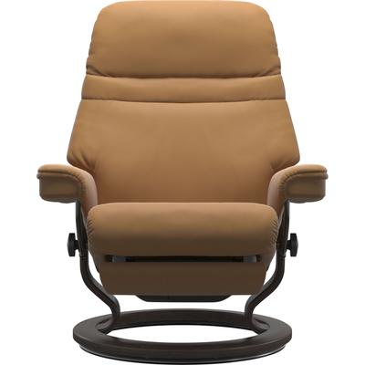 Relaxsessel STRESSLESS "Sunrise", new caramel batick, B:88cm H:103cm T:78cm, Leder BATICK: BATICK ist ein leicht korrigiertes, durchgefärbtes und genarbtes Möbelleder, bei dem die meisten Unebenheiten und Spuren in der Regel entfernt wurden., Leder... Image