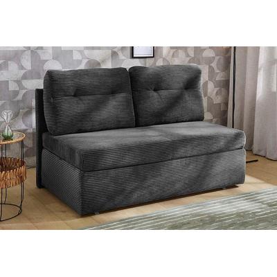 Schlafsofa JOCKENHÖFER GRUPPE "Torben", grau, B:130cm T:85cm, Cord: 100% Polyester, Sofas, Platzsparendes Sofa mit Gästebettfunktion und Stauraum Image