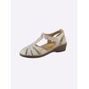 Sandalette CASUAL LOOKS, Damen, Gr. 42, gelb (vanille), Glattleder, sportlich, Schuhe