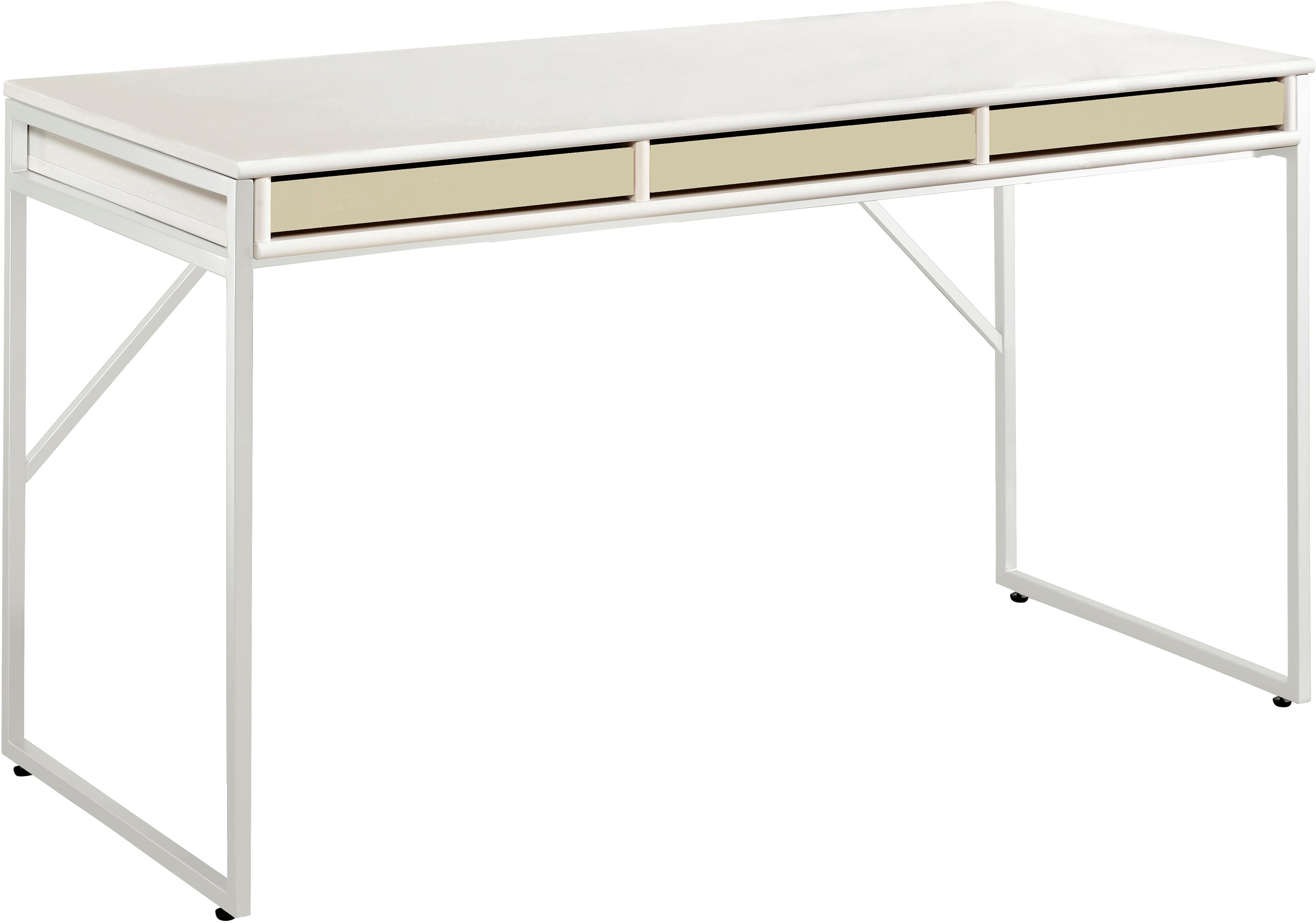 Schreibtisch HAMMEL FURNITURE "Mistral Bürotisch, Arbeitstisch, Tisch, Computertisch", beige, B:137,4cm H:75cm T:60cm, Tische, mit Gestell, B: 137,4 cm, Designmöbel