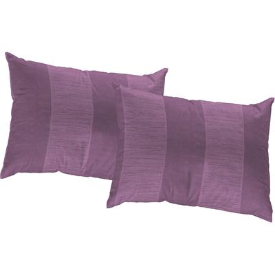 Kissenhülle WIRTH "Niederau" Gr. 1, lila, B:40cm L:40cm, Polyester, Obermaterial: 67% Polyacryl, 33% Polyester, Kissenbezüge Image