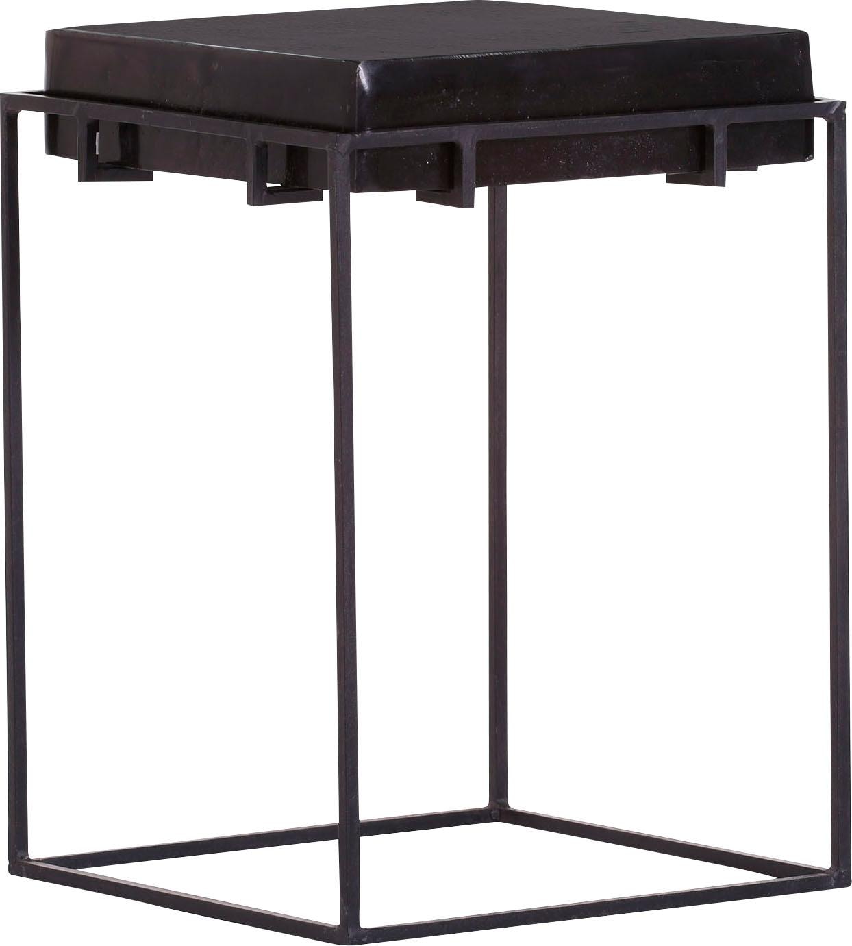 Beistelltisch GUTMANN FACTORY "Mix&Match", schwarz, Tische, mit filigranem Eisengestell