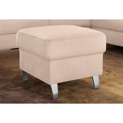 Hocker SIT & MORE "Arngast", beige (creme), B:58cm H:48cm T:58cm, Luxus-Microfaser ALTARA NUBUCK (100% Polyester), Struktur (100% Polyester), Flachgewebe (90% Polyester; 10% Polyamid), Hocker Image