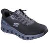 Slip-On Sneaker SKECHERS "ARCH FIT GLIDE-STEP PRO", Herren, Gr. 42, schwarz (schwarz, grau), Textil, casual, Schuhe, Trainingsschuh, Laufschuh mit Glide-Step Sohle