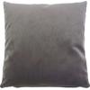 Dekokissen GÖZZE "Duval", grau (anthrazit, unifarben), B:60cm L:60cm, Polyester, Dekokissen_Sitzkissen_Kissenhüllen, mit Reißverschluss, Kissenhüle ohne Füllung, 2 Stück