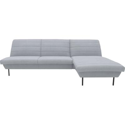 Ecksofa "LOOKS IX L-Form", blau (aqua), B:274cm H:92cm T:168cm, 100% Polyester, LOOKS BY WOLFGANG JOOP, Sofas, Quersteppung, ohne Armlehnen Image