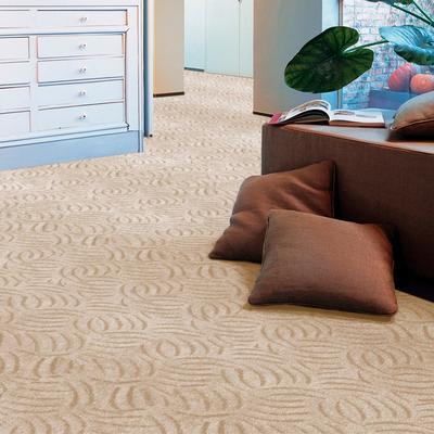 Teppichboden ANDIAMO "Amberg, Strukturschlinge, Made in Belgium", beige (hellbeige), B:200cm H:9mm L:1000cm, Kunstfaser, Teppiche, Breite 200, 300, 400 oder 500 cm, Hoch-Tief Effekt, strapazierfähig Image