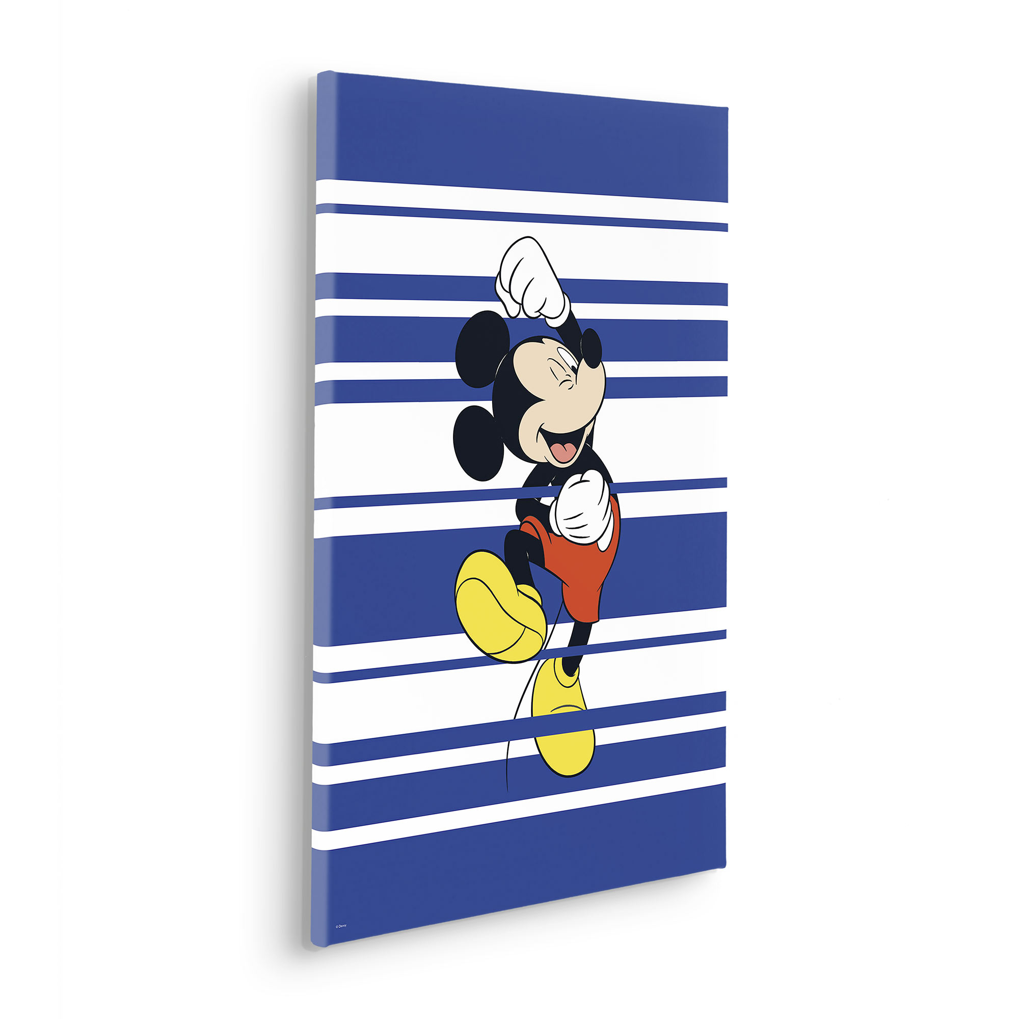 Leinwandbild KOMAR "Mickey Rockstar - Größe 40 x 60 cm", bunt (farbe bild(er): bunt), B:40cm, Holz, Papier, Bilder, Keilrahmenbild mi Echtholzrahmen Image