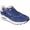 Sneaker SKECHERS "UNO-VINTAGE DAYZ", Herren, Gr. 46, blau (navy), Leder, casual, Schuhe, Keilsneaker, Sneaker mit Luftkissen