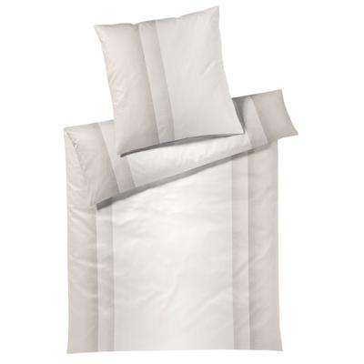 Bettwäsche ELEGANTE "Silhouette", beige (natur), B/L: 155cm x 220cm, , Jersey, B/L: 80cm x 80cm, Jersey, Obermaterial: 100% Baumwolle, Bettwäsche, angenehmes Hautgefühl Image