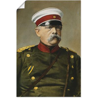 Wandbild ARTLAND "Otto von Bismarck", grün (farbe bild(er): grün), B:40cm H:60cm T:0,1cm, Papier, Bilder, als Leinwandbild, Poster in verschied. Größen Image