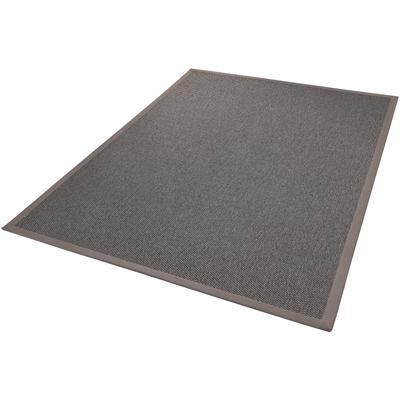Teppich DEKOWE "Naturana Panama Spezial", braun (noche), B:100cm H:8mm L:250cm, Kunstfaser, Teppiche, Flachgewebe, meliert, Sisal-Optik, mit Bordüre, Wohnzimmer Image