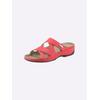 Pantolette WALDLÄUFER, Damen, Gr. 40, rot, Leder, Schuhe
