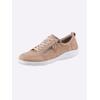 Sneaker CAPRICE, Damen, Gr. 42, beige, Veloursleder, sportlich, Schuhe