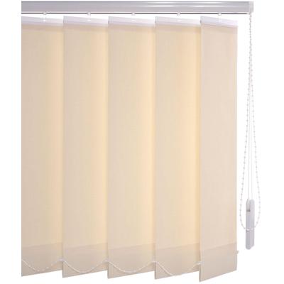 Lamellenvorhang LIEDECO "Vertikalanlage 89 mm" Gr. 1, beige (sand), B:100cm H:180cm, Jalousien Image