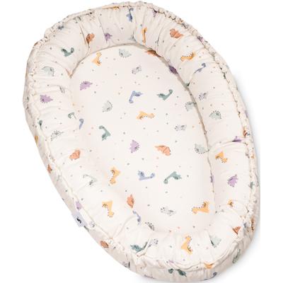 Kuschelnest JULIUS ZÖLLNER "NIDO, Little Dinos", bunt (little dinos), Obermaterial: 100% Baumwolle. Füllung: 100% Polyester, Bettnestchen, Made in Germany