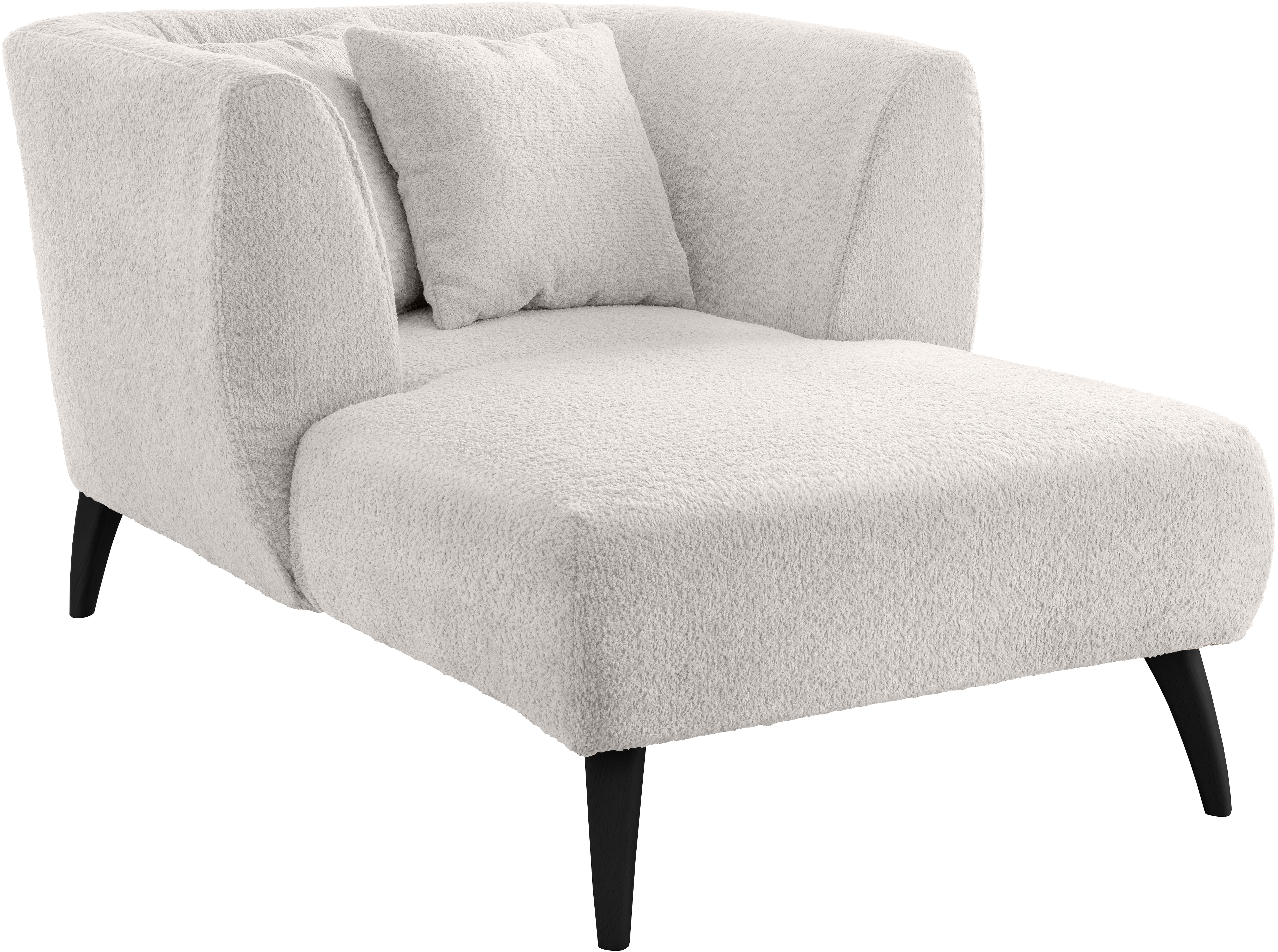 Loveseat INOSIGN "Colori", weiß, B:108cm H:84cm T:155cm, 100% Polyester, Sessel