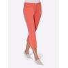3/4-Jeans CASUAL LOOKS, Damen, Gr. 52, Normalgrößen, orange (koralle), 98% Baumwolle, 2% Elasthan, unifarben, 3/4-Länge, Jeans