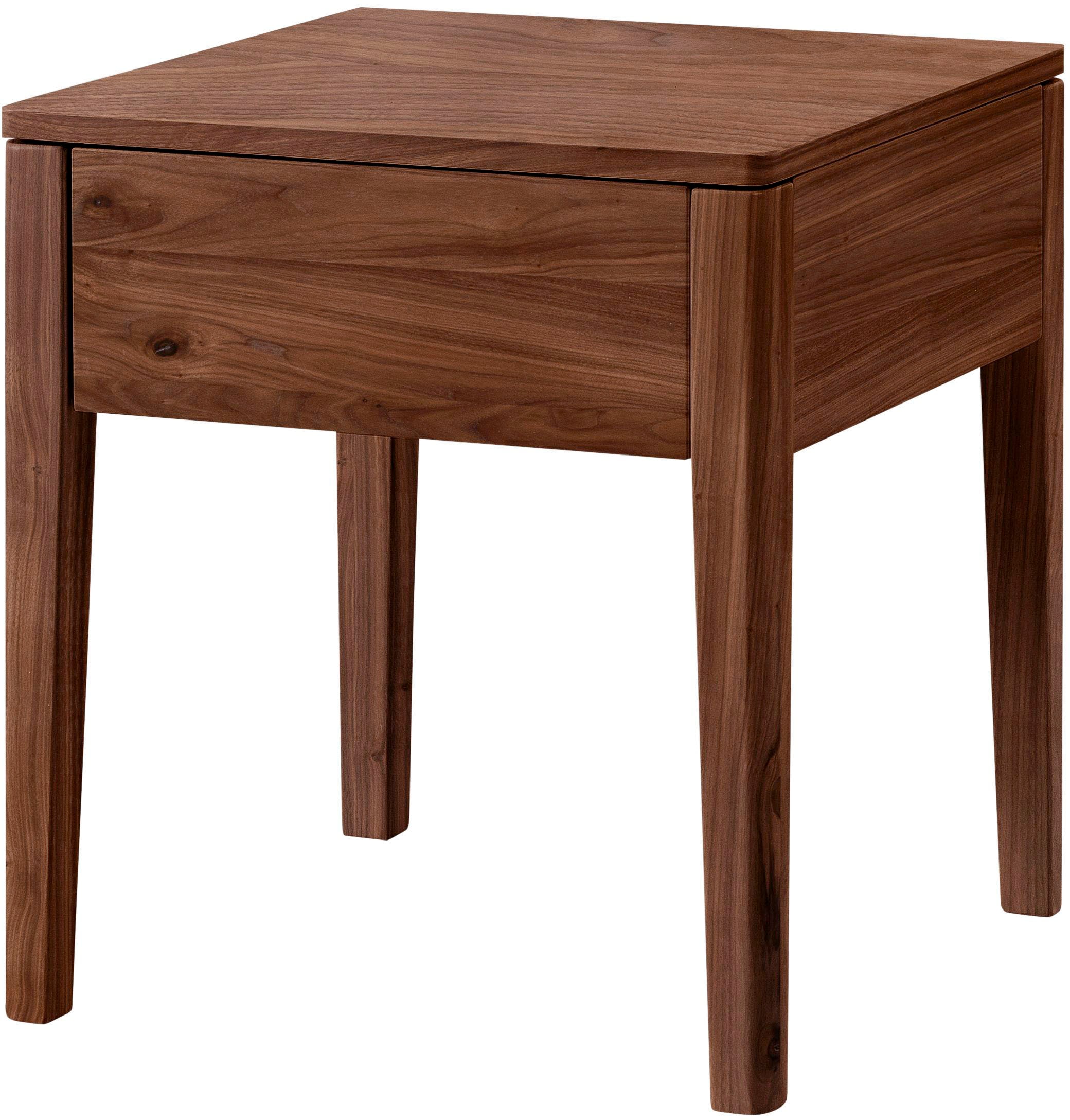 Nachtkonsole HASENA "Styly", braun, B:43cm H:48cm T:43cm, Massivholz, Sideboards, Nachtkonsole Image