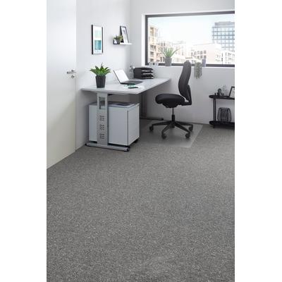 Teppichboden MY HOME "melierte Schlinge Carolina, Made in Netherlands", grau, B:500cm H:6,5mm L:700cm, Teppiche, Breite 400 & 500 cm, robust, pflegeleicht, normale Beanspruchung Image