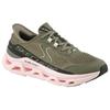 Slip-On Sneaker SKECHERS "GLIDE-STEP ALTUS", Damen, Gr. 36, bunt (olivgrün, rosa), Textil, Synthetik, kontrastfarbene Details, sportlich, Schuhe, Trainingsschuh, Laufschuh mit auffälliger Laufsohle