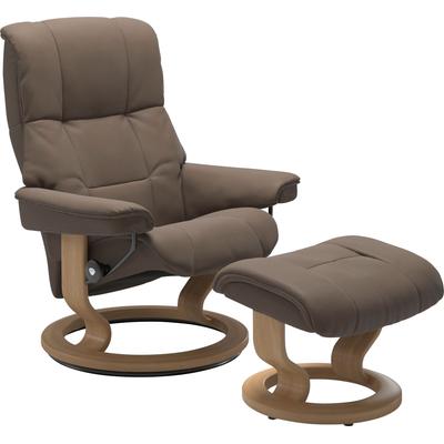 Relaxsessel STRESSLESS "Mayfair", braun (mole batick), B:88cm H:102cm T:77cm, Leder BATICK: BATICK ist ein leicht korrigiertes, durchgefärbtes und genarbtes Möbelleder, bei dem die meisten Unebenheiten und Spuren in der Regel entfernt wurden., Leder... Image