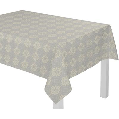 Tischdecke ADAM "Romantic Puligny Light" Gr. 6, grau (hellgrau), B:130cm L:220cm, Baumwolle, Tischdecken Image