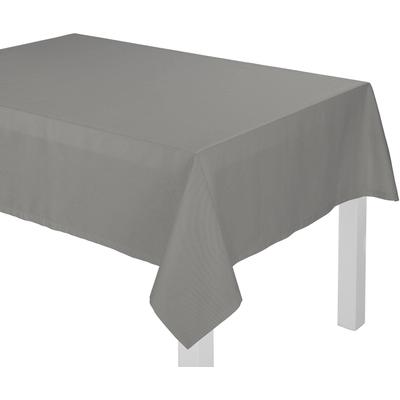 Tischdecke ADAM "Uni Collection Light" Gr. 3, grau (dunkelgrau), B:130cm L:190cm, Baumwolle, Tischdecken Image