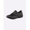 Slipper RIEKER, Damen, Gr. 42, grau, Lederimitat, sportlich, Schuhe