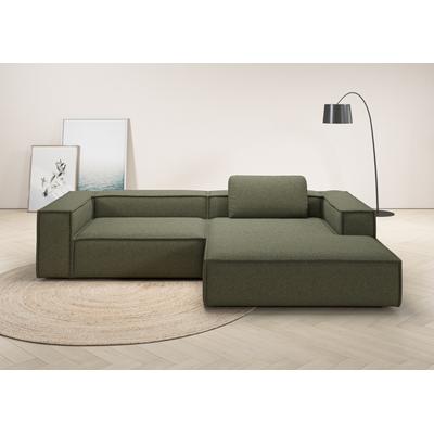 Ecksofa PLACES OF STYLE "Watertown, modernes XXL L-Form, 306 cm breit", grün, B:306cm H:68cm T:191cm, 96% Polyester, 4% Nylon, Sofas, Großzügiges Lounge-Sofa mit viel Platz für die Familie Image