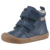 Lauflernschuh NATURINO "WIGGHI VL", Kinder, Gr. 28, blau (navy), Nappaleder, casual, Schuhe, Barfußschuh mit Warmfutter, Größenschablone zum Download