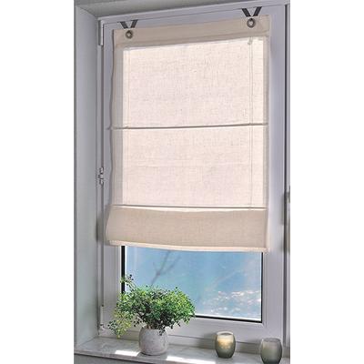 Raffrollo HEINE HOME Gr. 5, beige (creme), B:80cm H:210cm, Raffrollos Image