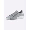 Sneaker ANDREA CONTI, Damen, Gr. 41, blau (blaugrau), Leder, Rindsleder, Glattleder, sportlich, Schuhe