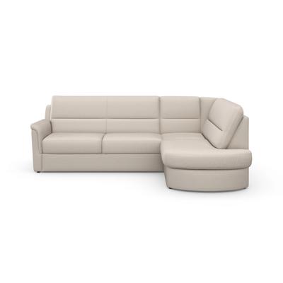 Ecksofa SIT & MORE "Panini L-Form", grau (elephant), B:243cm H:87cm T:155cm, Sofas, wahlweise mit Vorziehsitz und Bettkasten Image