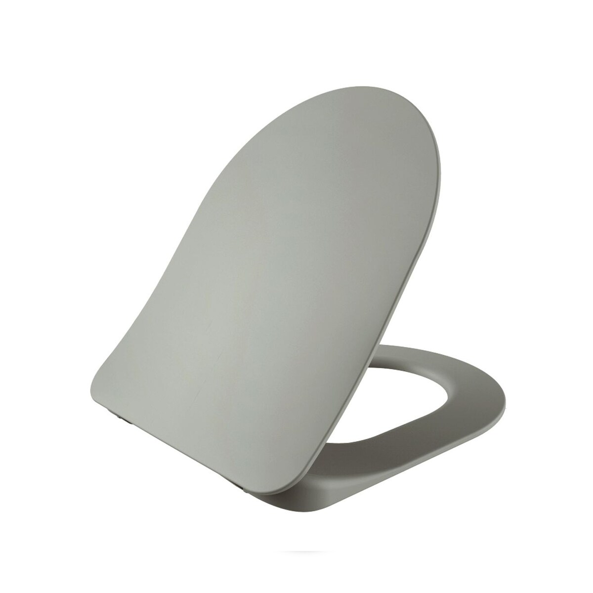 Creavit WC-Sitz Duroplast kühles grau mit Softclose und Edelstahlscharnieren hygienisch langlebig Image