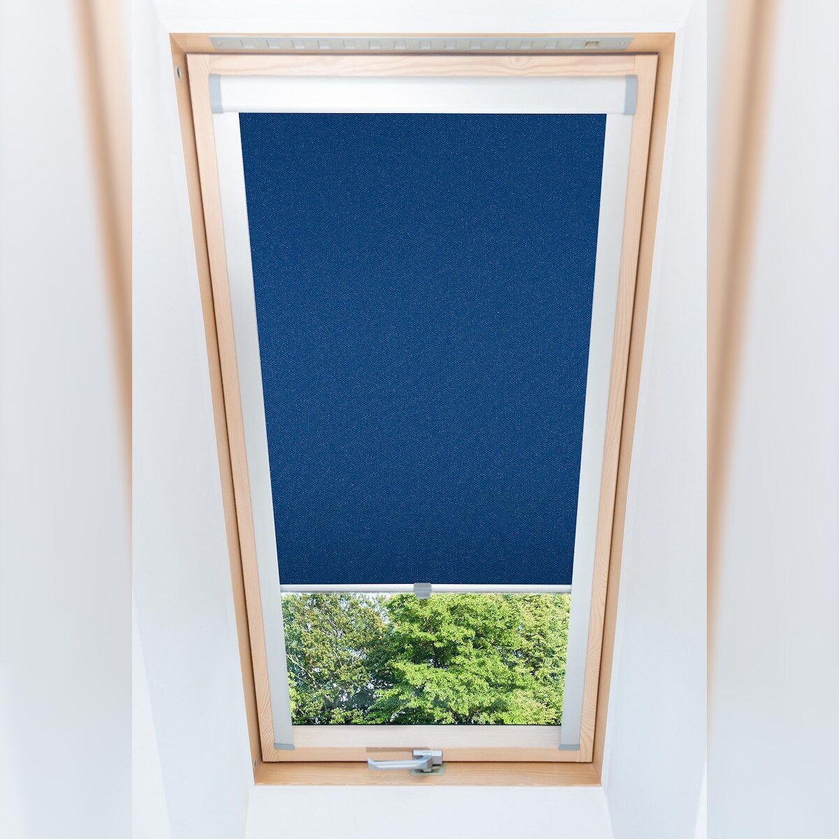 KS Handel 24 Dachfensterrollo Thermo verdunkelnd passend für Velux 023 (Baujahr 1972-2022) Blau Image