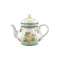 Villeroy & Boch French Garden Fleurence Teapot, 1 Litre, Premium Porcelain, White/Multicoloured