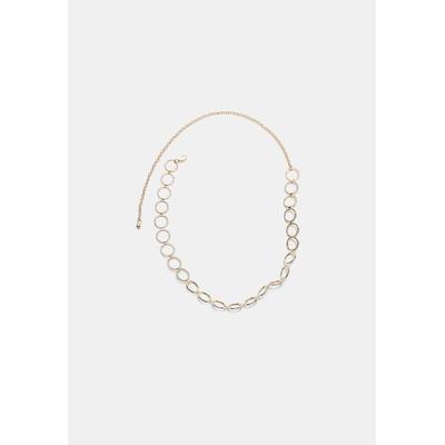 Stradivarius Metal circle belt Gold M