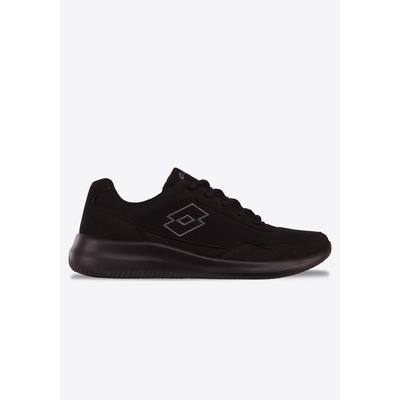 Sneaker LOTTO, Gr. 49, schwarz (schwarz, grau), Textil, Synthetik, sportlich, Schuhe, - besonders leicht & bequem Image