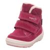 Winterboots SUPERFIT "GROOVY 2.0 WMS: Mittel", Kinder, Gr. 26, pink (fuchsia, rosé), Veloursleder, Polyester, casual, Schuhe, Snowboots mit GORE-TEX, Größenschablone zum Download