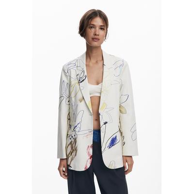 Blazer with strokes