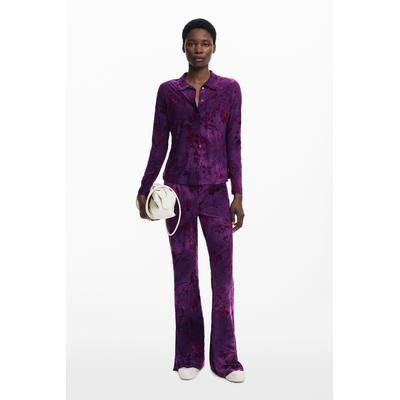 Oriental buttoned shirt