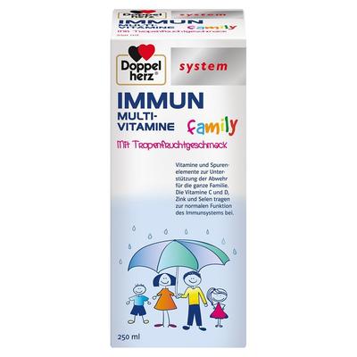 Doppelherz system Immun Multivitamine family 2x250 ml Flüssigkeit zum Einnehmen Image
