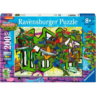 Puzzle RAVENSBURGER "Teenage Mutant Ninja Turtles - Die unbesiegbaren Turtles", bunt, Puzzles, KinderB:49,3cm H:36,2cm, Motiv, Made in Germany, B:49,3cm H:36,2cm