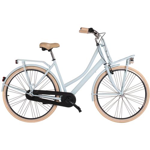 Hollandrad HOLLANDIA ""Hollandrad 28'' Rivel blau 3 Gänge Nabenschaltung RH 54 cm"" Gr. 54, blau (blau, blau), Fahrräder, 54cm, 28 Zoll (71,12cm) hinten: 28 Zoll (71,12cm)